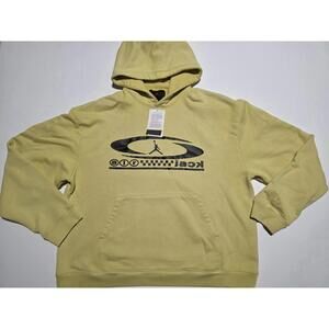 Jordan x Travis Scott Pullover Hoodie Celery FQ7821-308 Size Large Cactus Jack